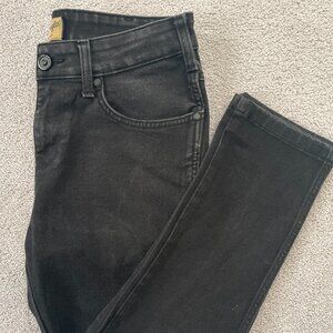 Wrangler Black Jeans Men’s 32×27 – Classic Fit – Black Denim
